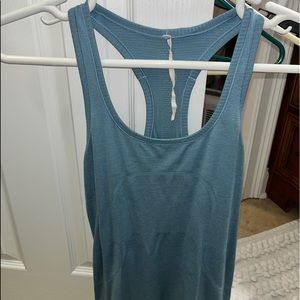 Blue Lulu Lemon Tank Top